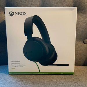 NEW! Black XBOX Stereo Headset headphones